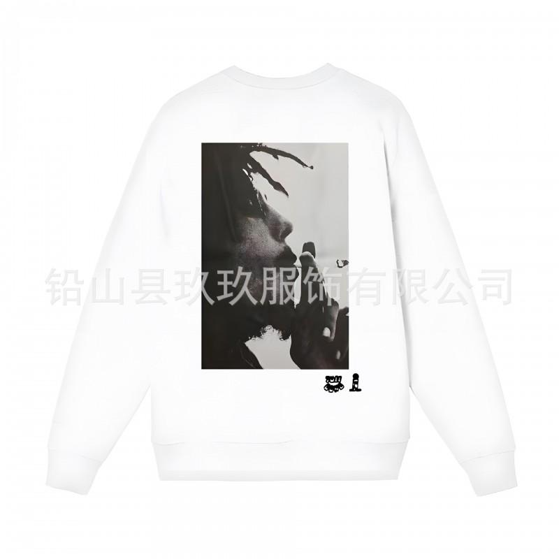 Unisex Cotton Graphic Print Hoodie Loose Fit Streetwear Pullover Sweatshirt Fall
