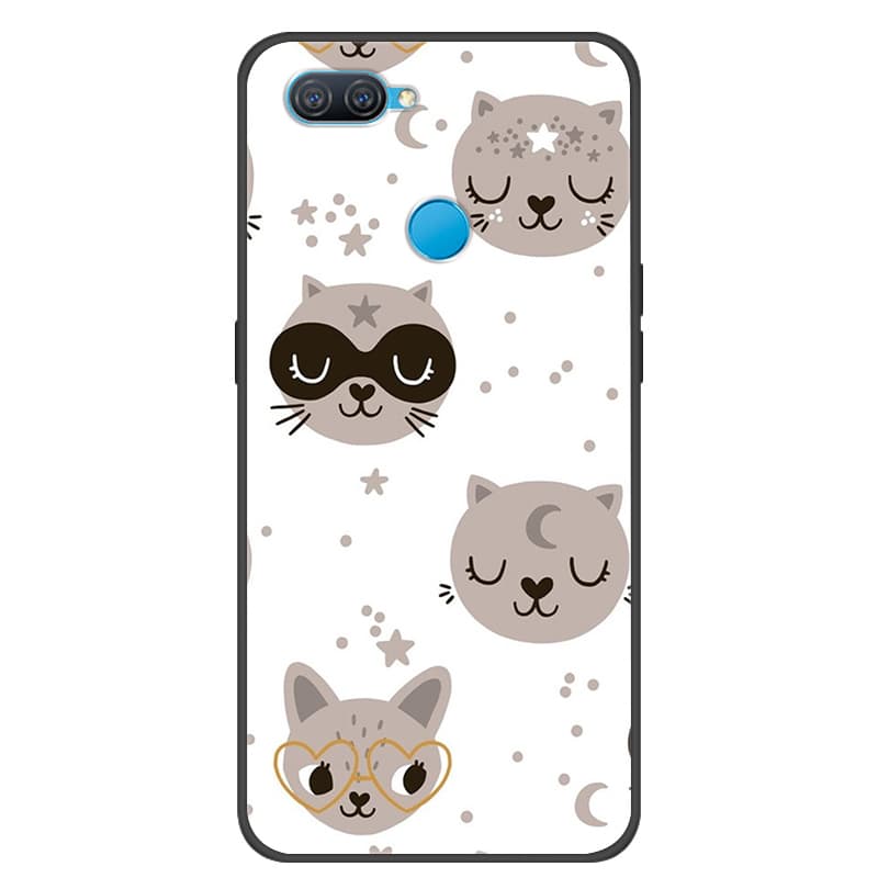 For OPPO A12 Case Cool Painted Cover Soft Silicone Phone Case For OPPO A7 AX7 Back Covers Bumper Coque A12 CPH2083 CPH2077 Coque