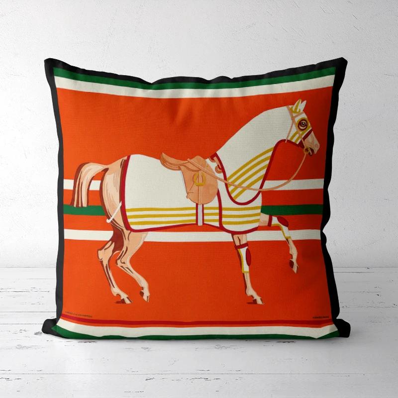 A Drop Shipping Printed Cushion Cover Decorative Pillowcases High-end Royal High Quality Thick Europe Rich Italy Design 28-#