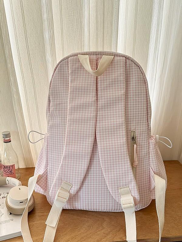 Girl Backpack With Nylon For School And Casual Use