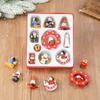 Wooden Train Pendants Christmas Tree Mini Hanging Doll Ornaments Decoration for Home Navidad Noel Xmas New Year Gifts