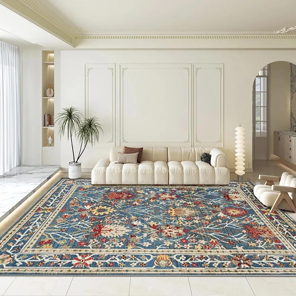Winter Warmth And Insulation Large-Sized Anti-Slip Carpet For Living Room And Bedroom, Bohemian Home Decor