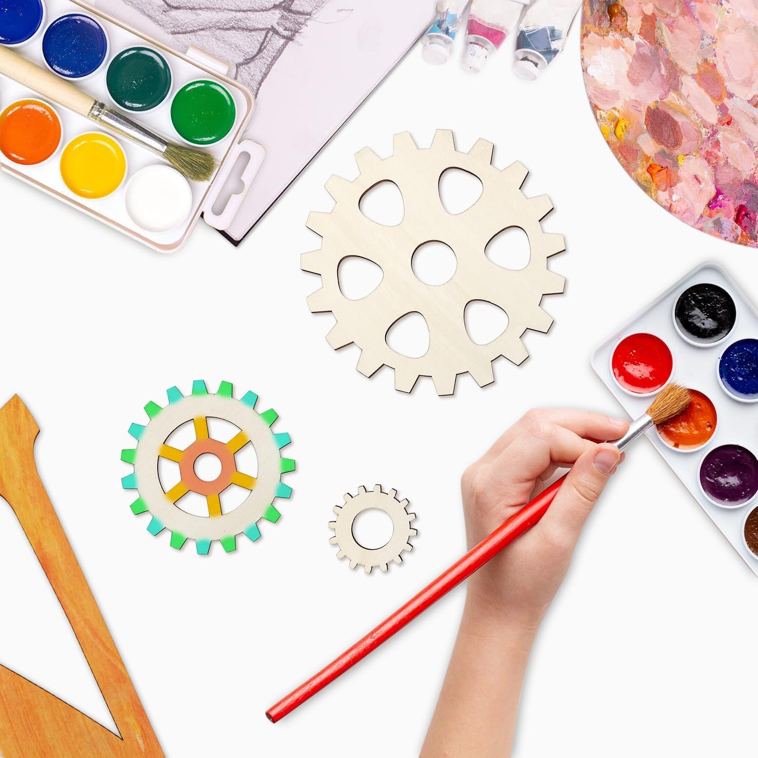 

Набор из 10 деревянных шестеренок до 5,9 Деревянные вырезки шестеренок Необработанные деревянные шестеренки Поделки Украшения Дизайн стимпанк Сделай сам Раскрась шестеренки Материалы для поделок