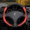 Leather Car Steering Wheel Cover for Peugeot 307 106 Partner 407 406 306 301 108 607 408 207 206 208 308 508 SW GT 2012 - 2025