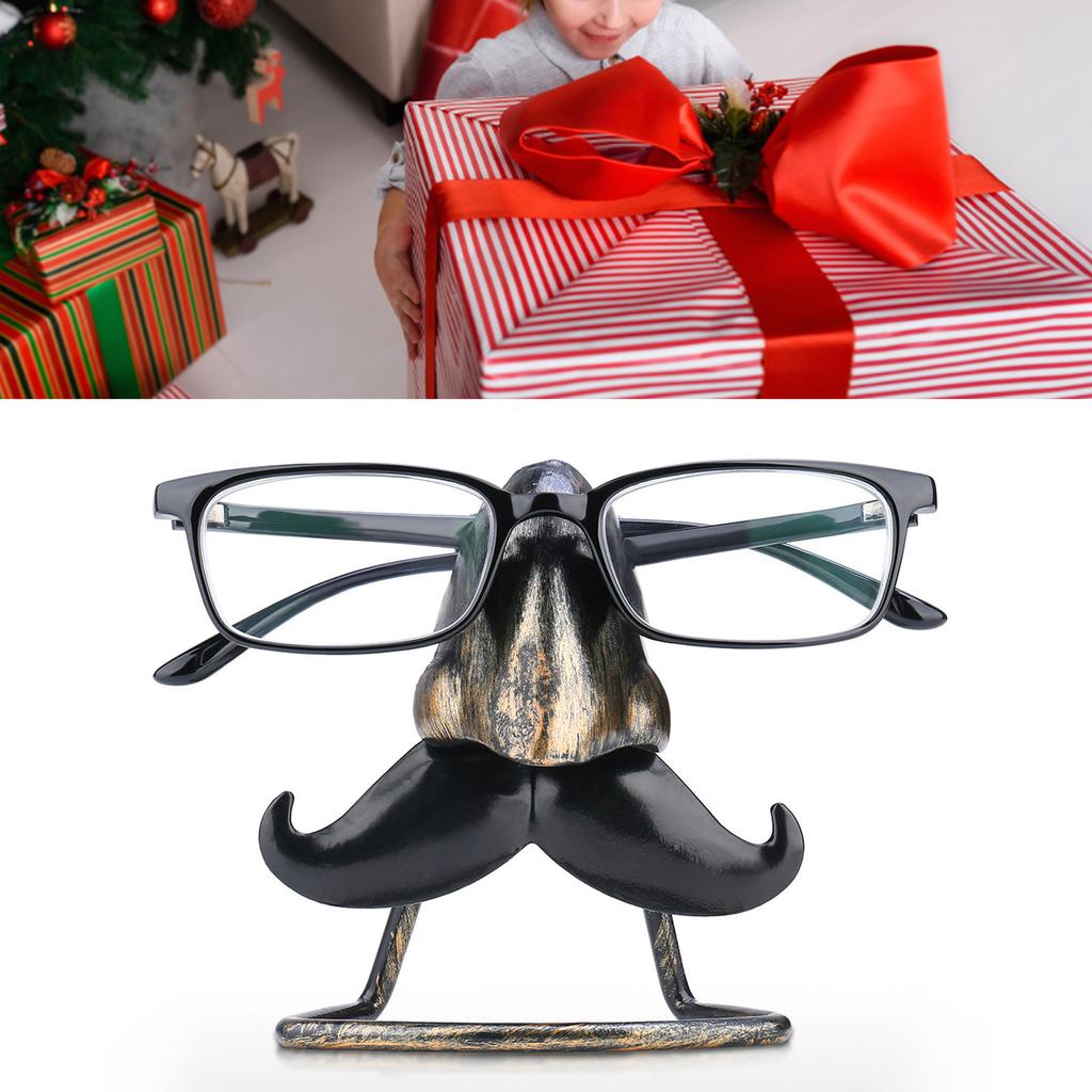 Nose Shaped Eyeglasses Holder Iron Nose and Mustache Shaped Eye Glasses Holder Display Stand for Hom
