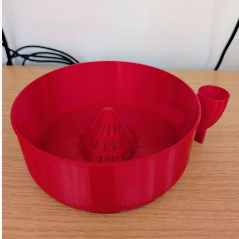 

Automatic Vegetable Fruit Cleaning Basin Washer - Ultrasonic Food Washing Machine with Detachable Basin for Pesticide Removal 11x14x5.5cm красный