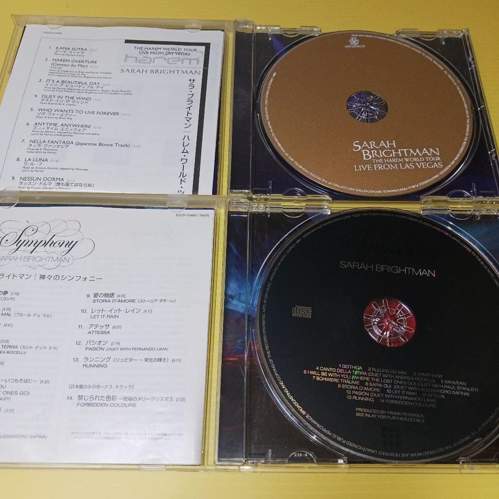 Used Sarah Brightman 4 CD Set Bundle