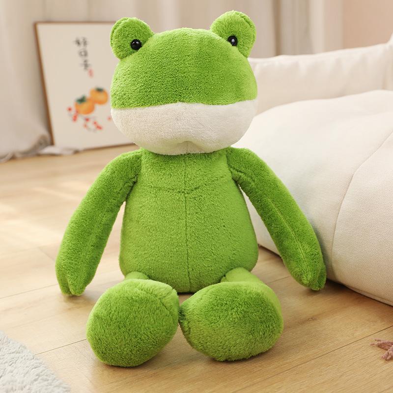 Cartoon Black And White Panda Frog Doll Plush Toy Elephant Duck Doll Child Sleeping Soothing Doll
