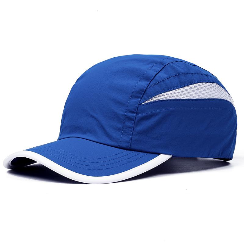 Export Quick Dry Baseball Cap Custom Logo Embroidered Mens Outdoor Polyester Breathable Summer Sun Hat Casual Caps