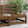 VidaXL Garden Center Sofa Patio Center Sofa Terrace Furniture Outdoor Garden Sofa Backyard Brown 805668