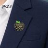 Brooch Pin, Enamel Teacher-Themed Fruit Shape Lapel Pin, Lightweight Outfit Badge for Teachers Day Graduation