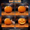 Halloween Pumpkin Carving Set: DIY Lantern Tools & Stainless Steel Cookie Cutters