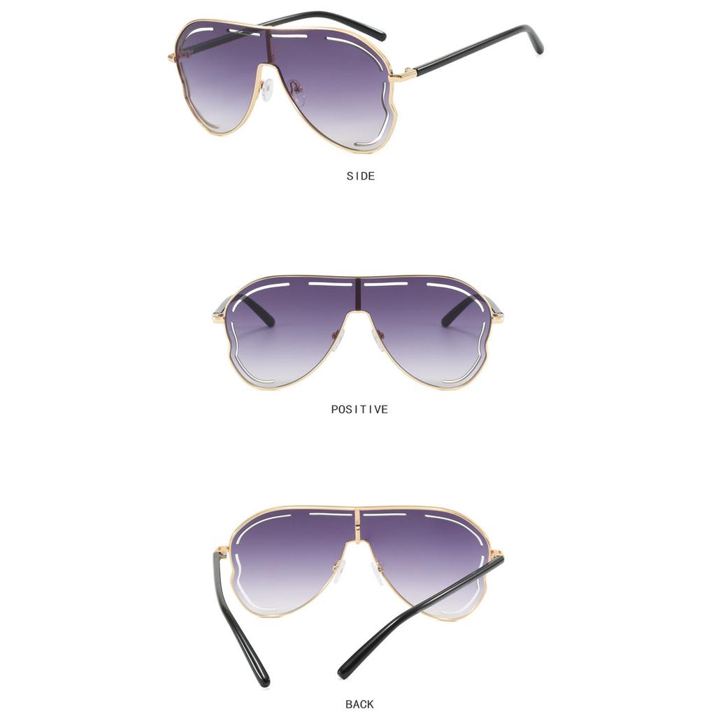 Luxury Brand Designer Vintage Hollow Butterfly Pilot Sunglasses Women Sun Glasses Punk Popular Oversized Big Frame Shades Uv400