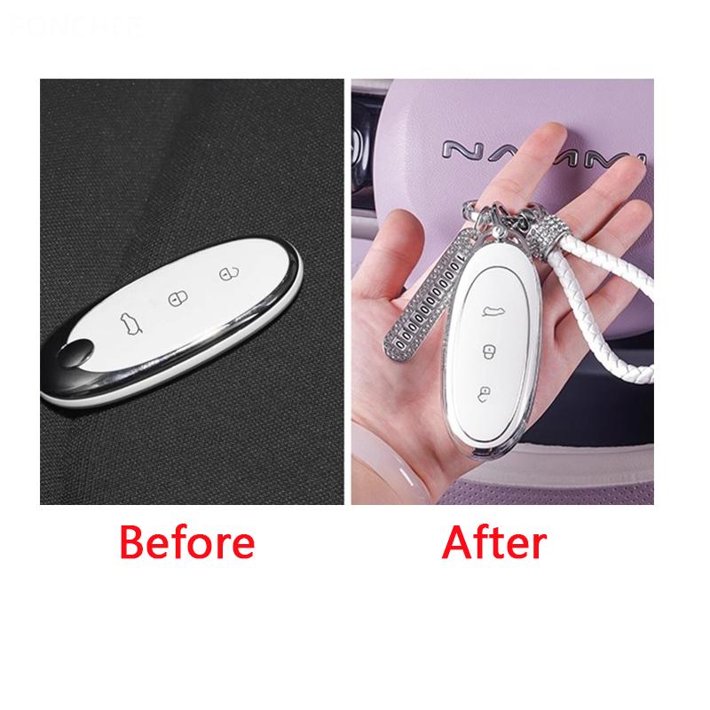 For Dongfeng Nammi 01 Nammi Box 2024-2026 Key Holder Car Remote Control Protective Case Automobile Modification Supplies