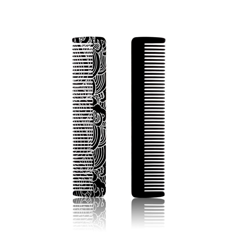 Stainless Steel Men'S Beard Comb Portable Mini Oil Head Comb For Barber Mustache Care Shaping Tools Pocket Size Hair Comb