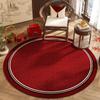 Light Luxury Carpets for Living Room Modern Minimalist Bedroom Decor Carpet Large Area Round Study Rug Anti-slip Floor Mat