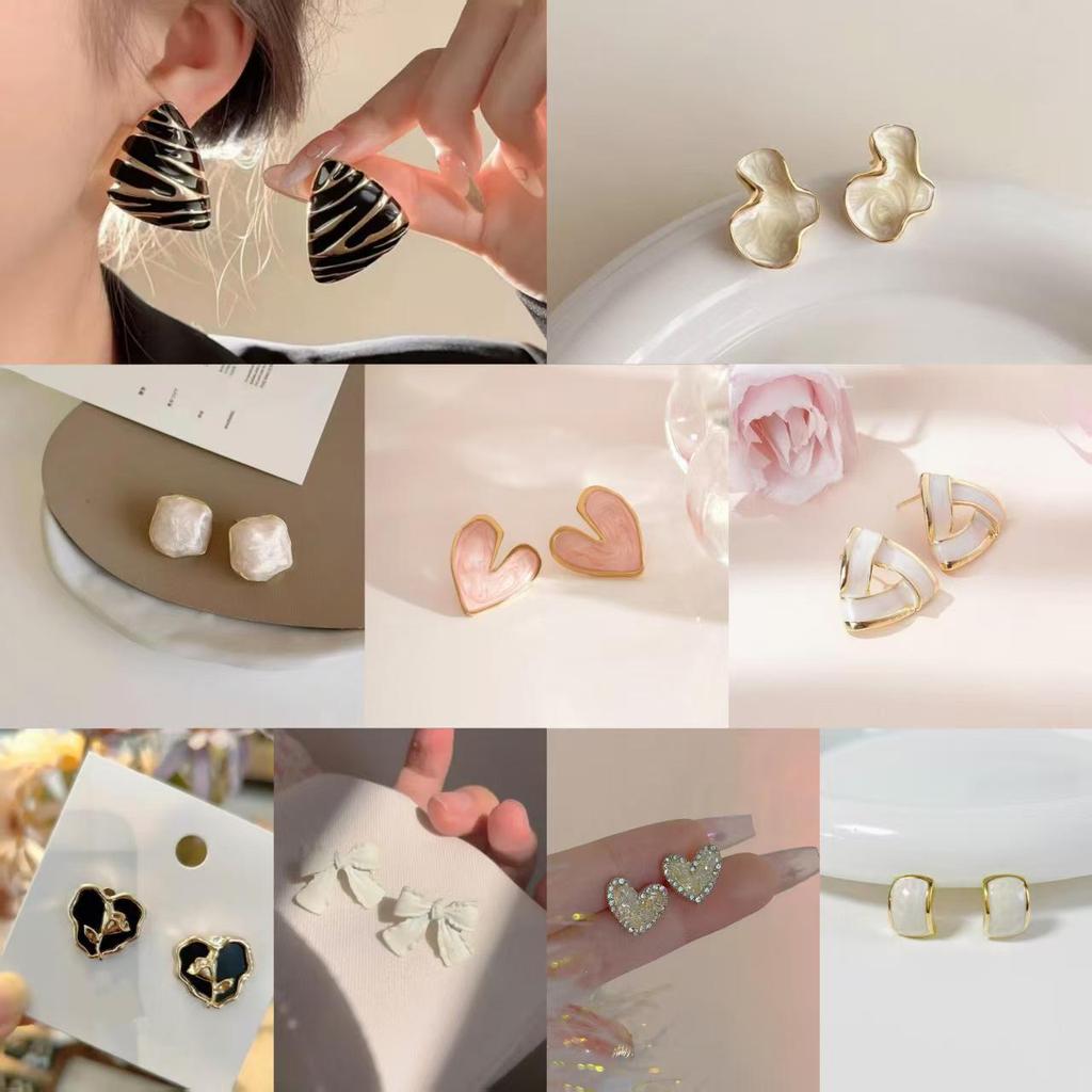 Minimalist French Drop Earrings: Retro, Sweet, Versatile Design with Light Luxury and Unique Personality