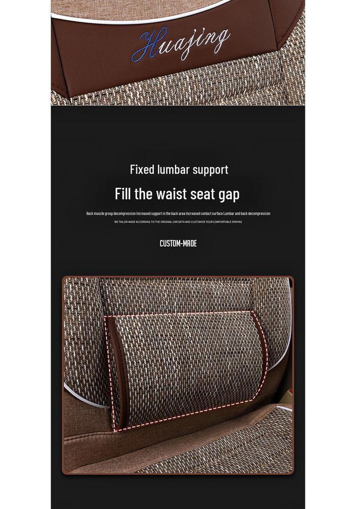Leather Linen Seat Covers for Wuling Hongguang S, PLUS/S1 S3, Jiachen, Rongguang V, Baojun 730, Ounuo, Weiwang M20