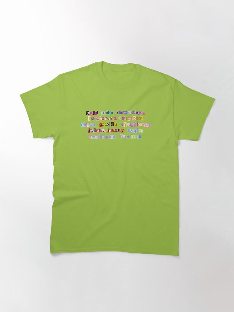 Sour Song Titles Classic T-Shirt