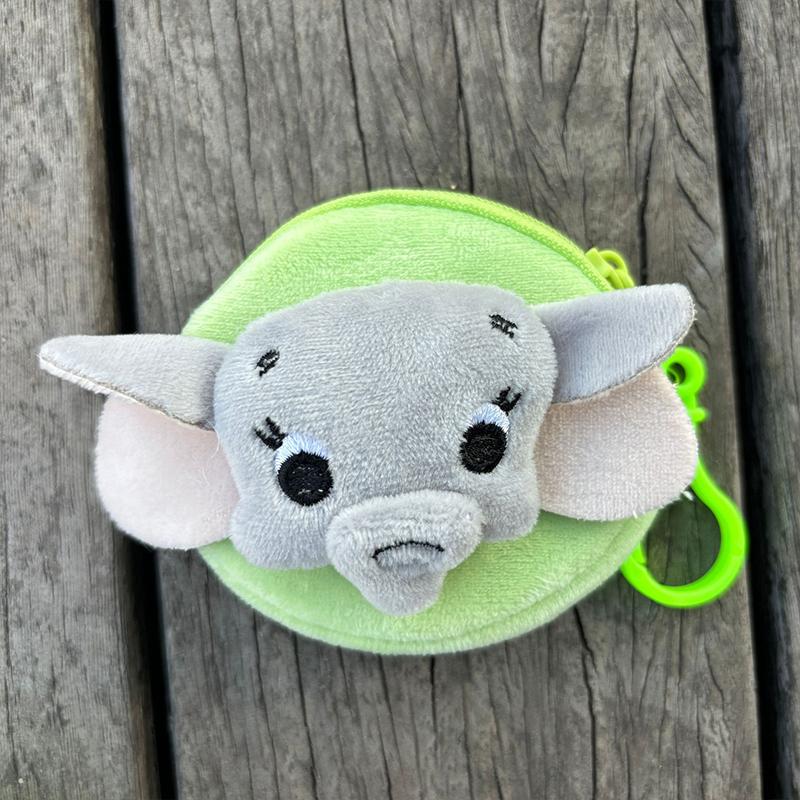 Cute Small Elephant Wallet Pendant Women Card Wallets Zipper Coin Pocket Card Bags Female Coin Purses Card Holder