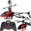 Fernsteuerbarer Helikopter RC Hubschrauber für Kinder mit Fernbedienung Rot