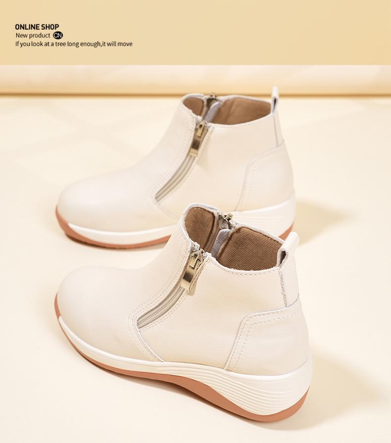 2025 Jaro/Podzim Retro Dámské Mokasíny s Měkkou Podrážkou ve Velkých Velikostech – Prodyšné, Ležérní, Jednoduché Boty pro Maminky