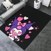 Office Rug Cute, Hearts Anti-Slip Rug, Machine Washable for Living Room, Bedroom, Office, Multiple Sizes, Bedroom Mat, Decorative Mat, Durable Mat, Li