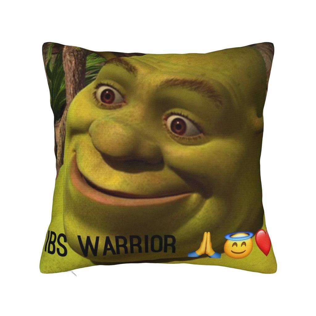 Funny Shreks Meme Pillowcases Merchandise Soft Cushion Cover Decor  Pillow Case Cover Seat Multi-Size