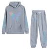 Arrival Woman Tracksuit Hooded Sweatshirt Jogger Pants Autumn Winter Daily Casual Sporty Hoodies Outfit Butterfly Print