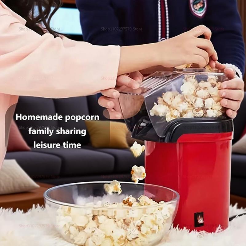 Electric Household Popcorn Machine Mini Popper Bagging Machine Quick Heating Corn Popper for Home Party Movie Night Snap