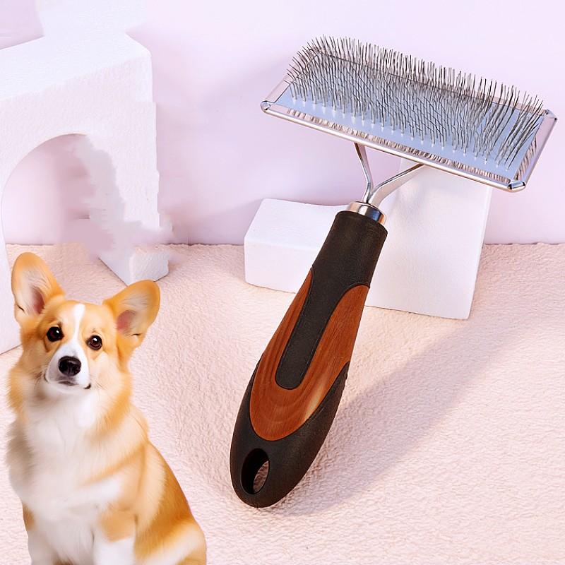 Dog Comb Massage Dogs Brush Stainless Steel Combs for Dogs Hair Knot Cleaning Pet Hair Remover Dog Grooming Brush Pet Supplies