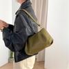 Soft Pleated Underarm Bag Niche Solid Color Portable Shoulder Bag Women's Fashion Versatile Messenger Bag Women's