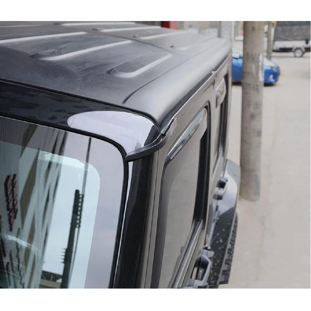 17-teiliges Hartdach-Dichtungs-Kit für Autos, Regendichtungs-Schaumstoffblocker, Reparaturset, 2 Stück Regenabweiser, Regenrinne für Jeep Wrangler JK JKU 2007-2017, Innen, Außen