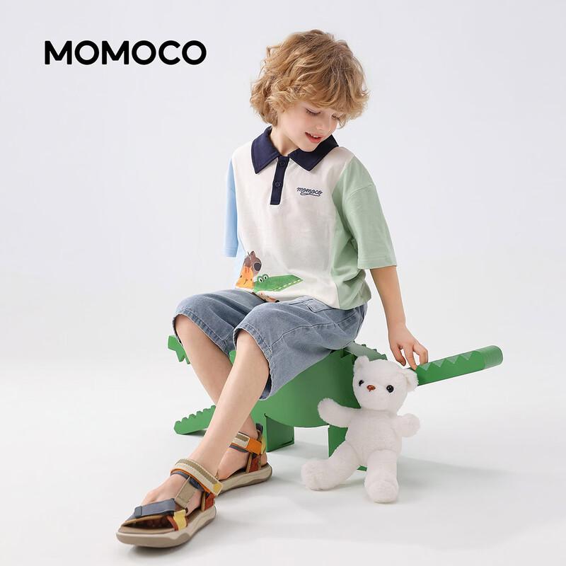 MOMOCO Boy's Summer Casual Polo Shirt