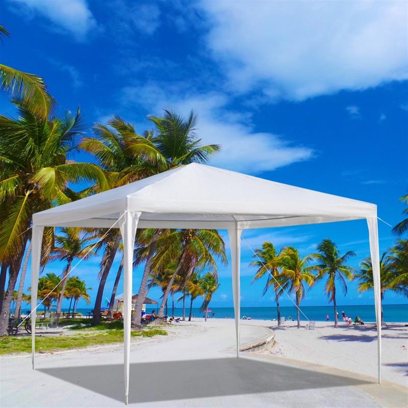 3-sided Waterproof Assembled Tent Large Space With Spiral Tubes For Wedding Camping Parking (3 X