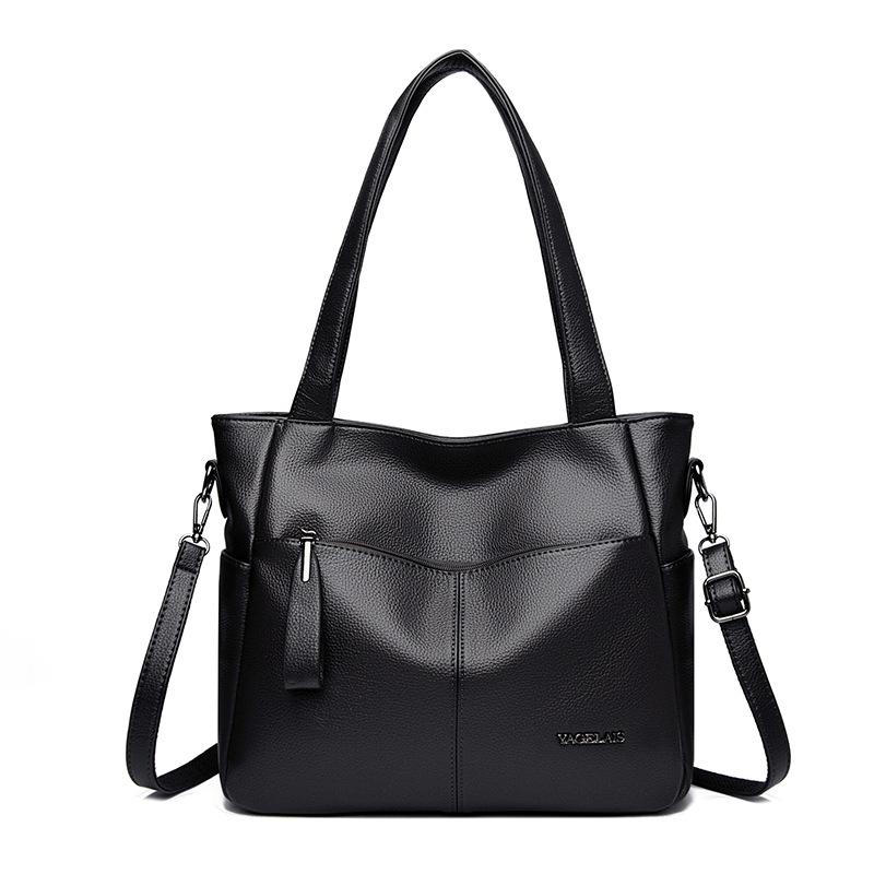 Large-capacity Women's Bag, Single-shoulder Bag, Elegant Tote Bag, Fashionable Middle-aged Mother's Bag, Practical Large Bag