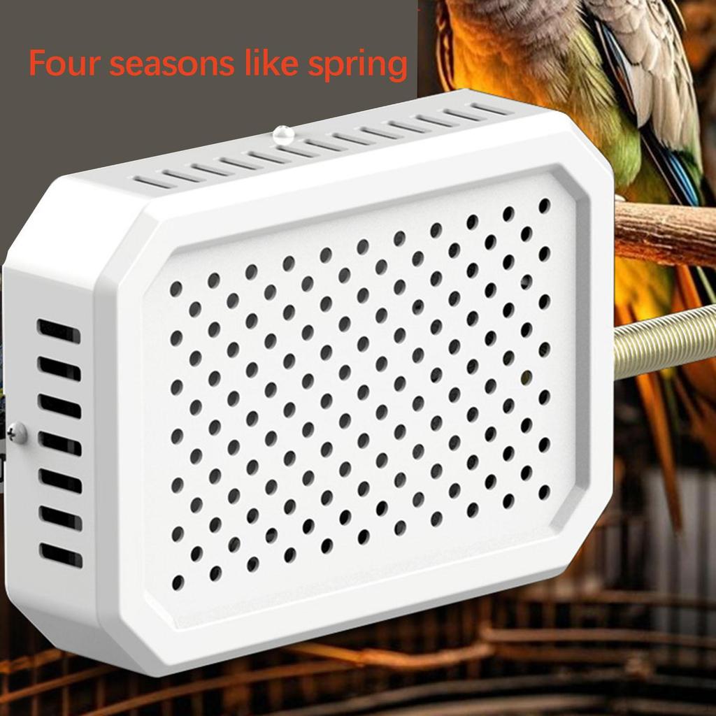 Heater for Cage Lightless Heating Thermostat Control Chick
