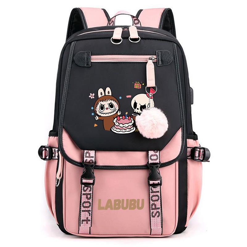 2024 New Labubu Labubu Primary School Schoolbag Boys 1236 Grade Boys Children Backpack