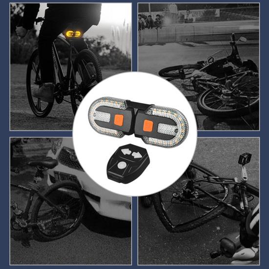 1 Set Fahrrad-Rücklicht USB-wiederaufladbar Wasserdicht Lange Lebensdauer Einfache Montage Schnell