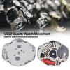 Silver Watch Movement Replacement for For VJ20 Movement Watch Repair Service