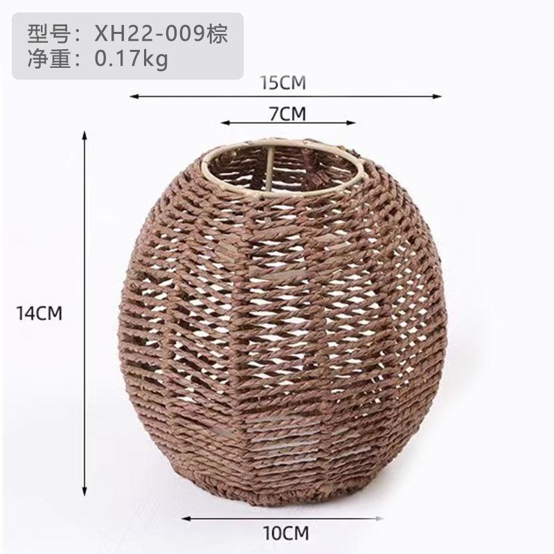 Papierseil-Kronleuchter Neuer chinesischer Imitation-Rattan-Lampenschirm B&B-Restaurant Hot-Pot-Shop Kreative DIY-Beleuchtung Web-Beleuchtung Dekoration