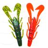 Soft Bait Crawfish Lures Artificial Fishing Baits Lure for Bass Trout 8cm 6g Shrimp Swimbait Fishing Tackle 10pcs