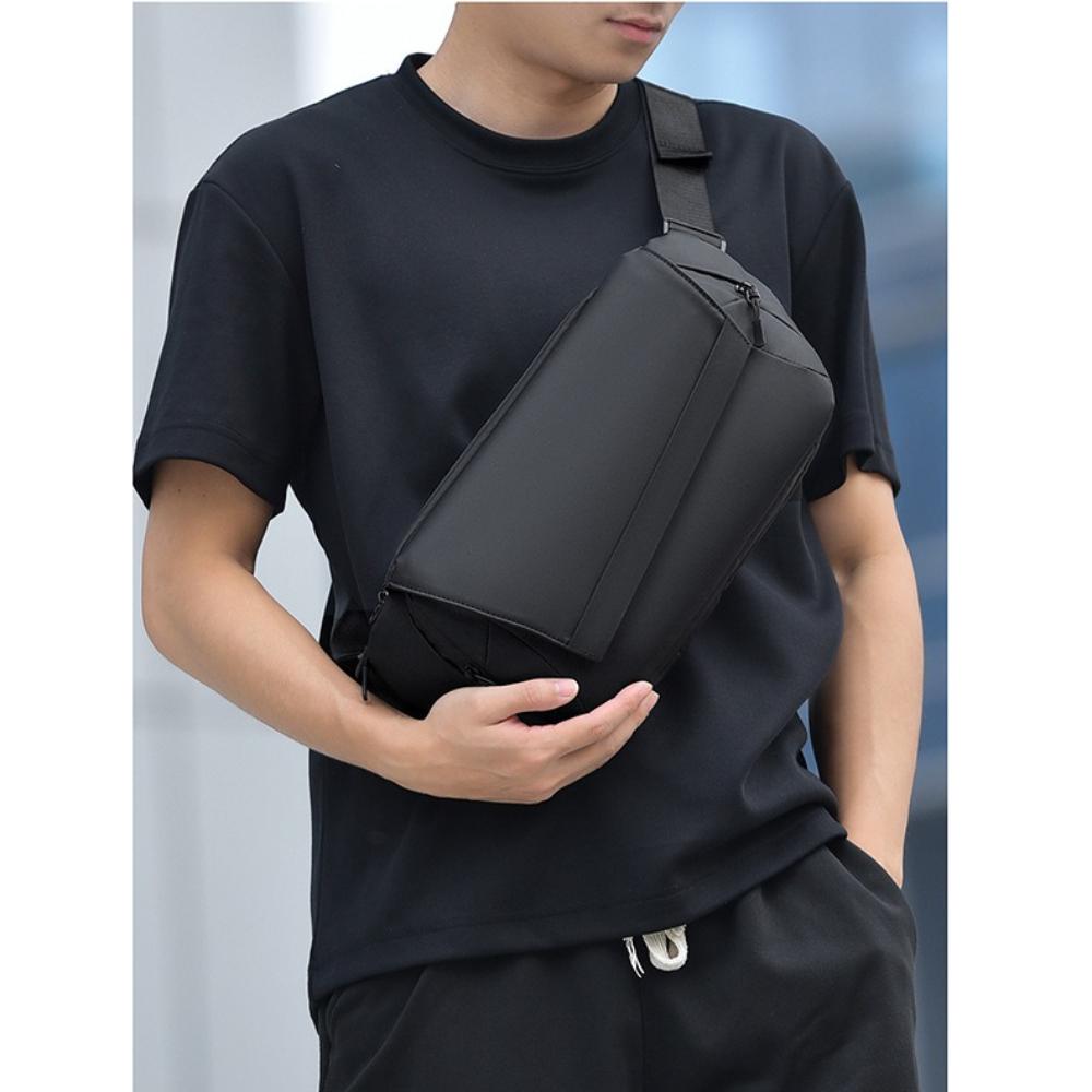 Umhängetasche Herren Brusttasche Freizeit Tasche Herren Bauchtasche