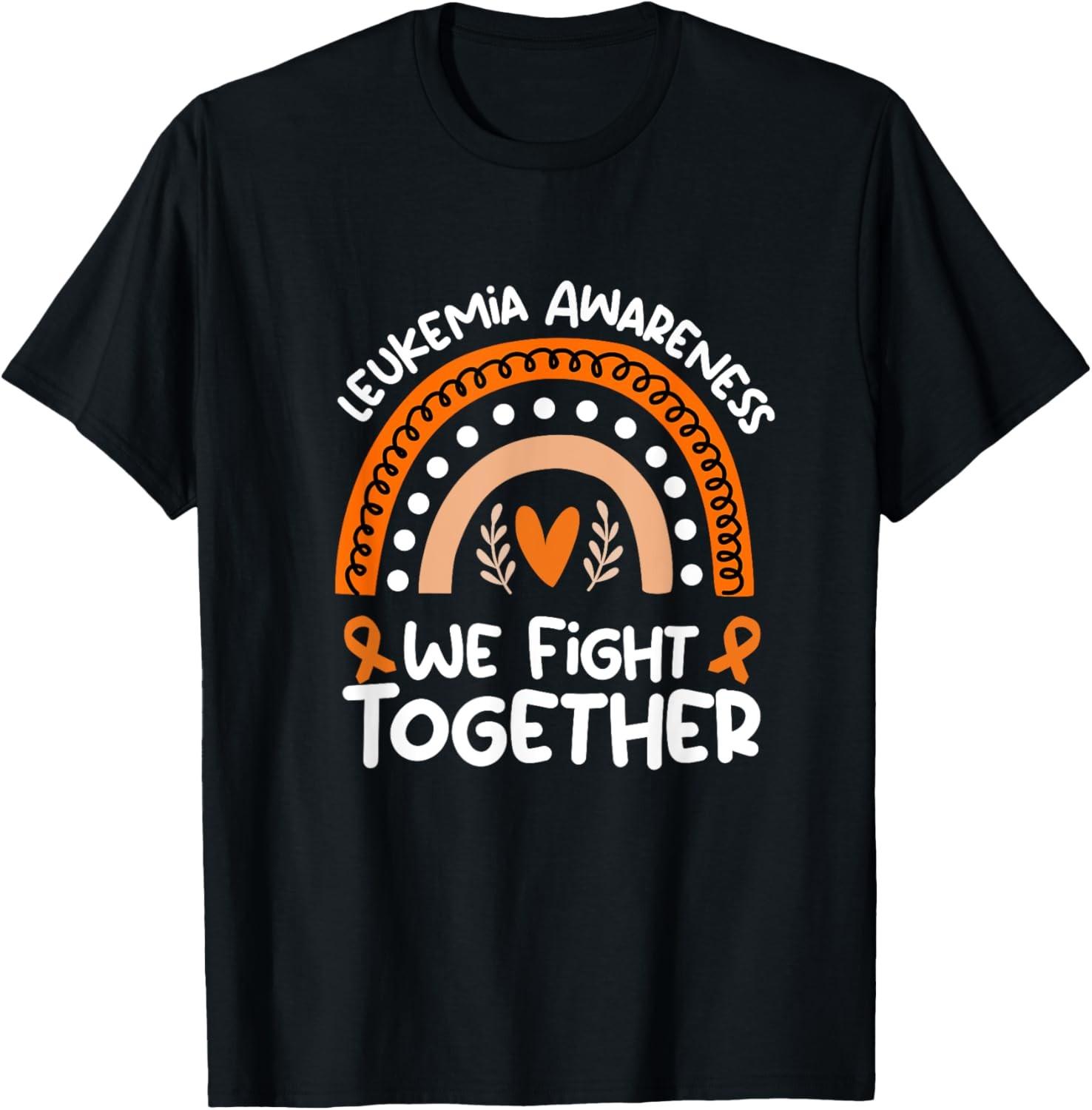 We Fight Together | Leukemia Awareness Shirt | Leukemia T-Shirt S разноцветный