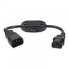 10A Power Adapter C14 To C13 Power Cord Extension Power Cable