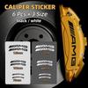 Hots 6 Stück Auto Styling Auto Bremssattel Aufkleber Für AMG Mercedes Benz W204 W124 W201 W202 W212 W220 W205 GLA CLA Automobil Go