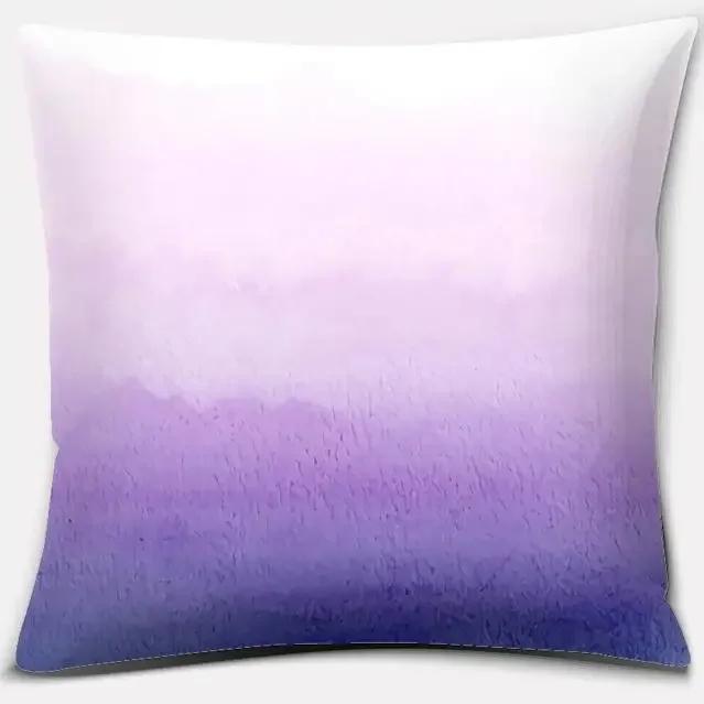 Purple Pattern Pillow Home Office Decoration Bedroom Sofa Car Cushion Cover
