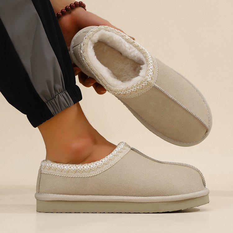

2025 Large Size Men s & Women s Ethnic Style Snow Boots with Thin Sole & Cotton Lining 41