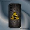 B-Biochemical C-Crisis Symbol Phone Case For Samsung S26,S25,S24,S21,S22,S23,S30,Ultra,S20,Plus,Fe,Lite,5G Black Cover
