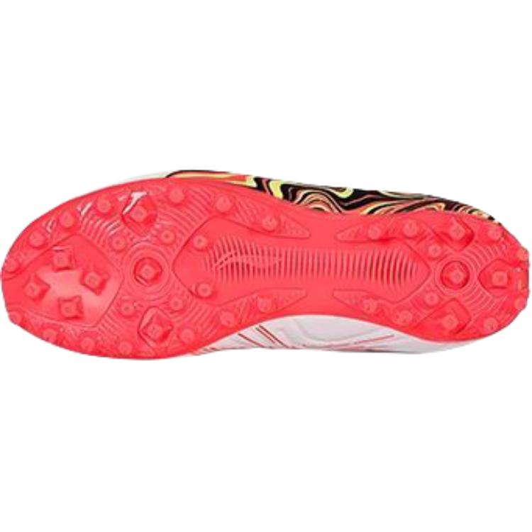 Li Ning Kids Jin Series Synthetic Leather Comfortable Trendy Sports Non-Slip Wear-Resistant Low-Top Kids Soccer Shoes Unisex Soccer Shoes YSFV006-2